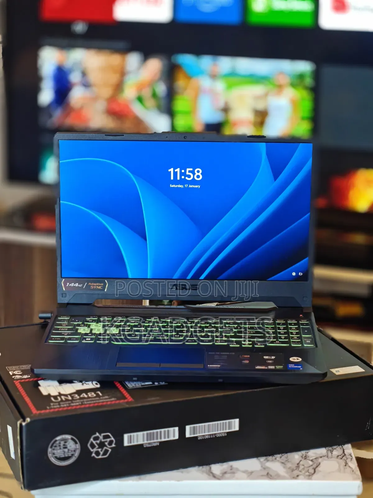 New Laptop Asus TUF Gaming FX504 8GB Intel Core I5 SSD 512GB
