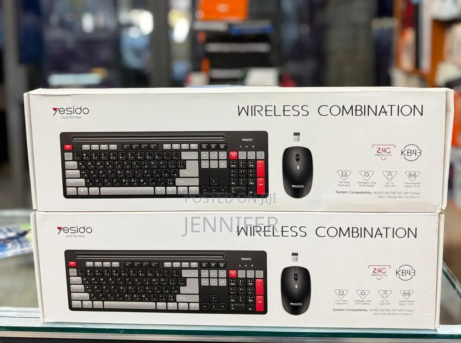 Yesido Wireless Combination Kb43