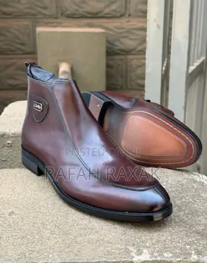 Original Men’S Brown Clarks Chelsea Leather Boots