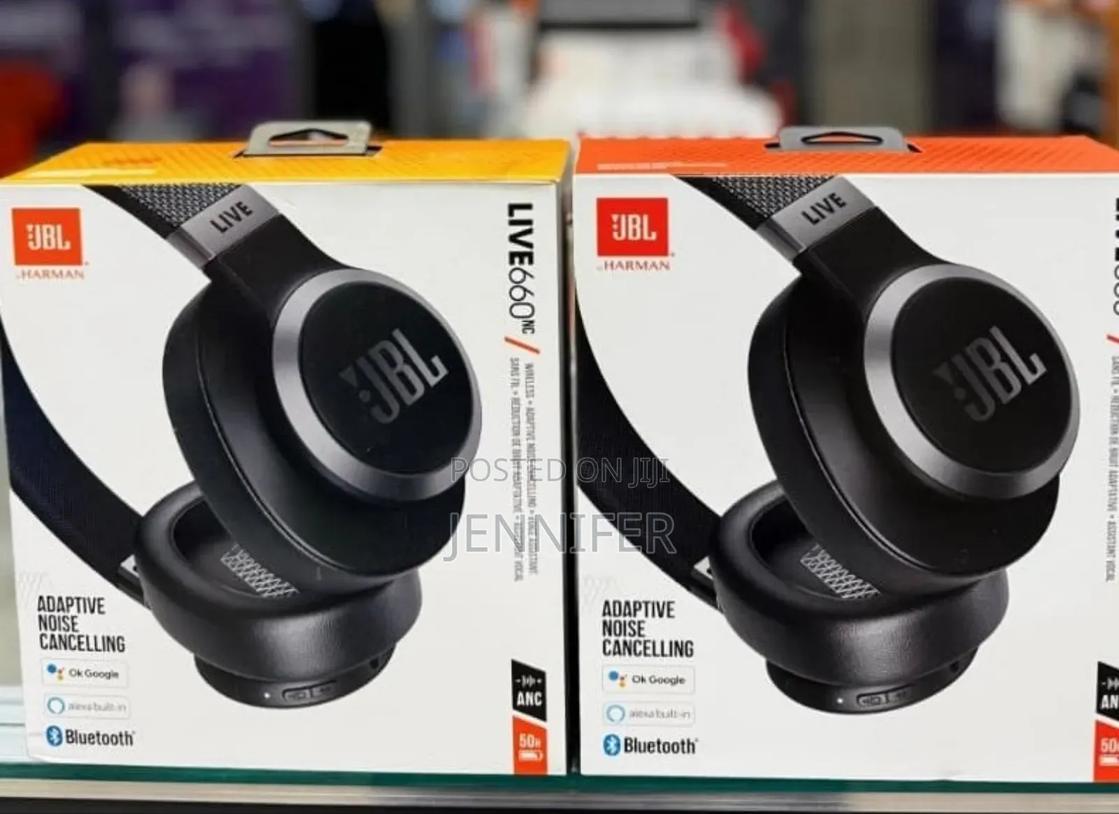JBL Live 660nc Wireless Over Ear Noise Cancelling Headphones