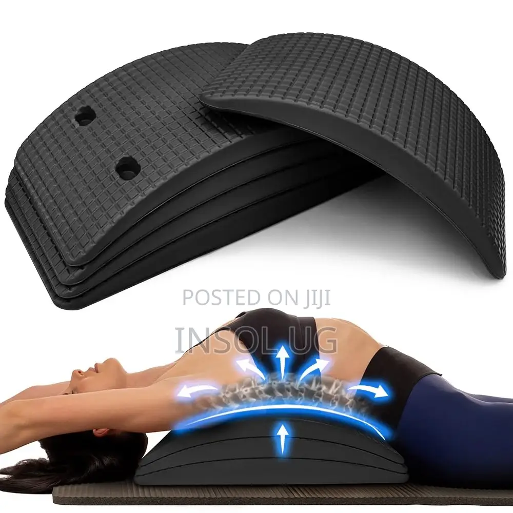 Back Bridge, Adjustable Lower Upper Back Stretcher For Lumbar Support