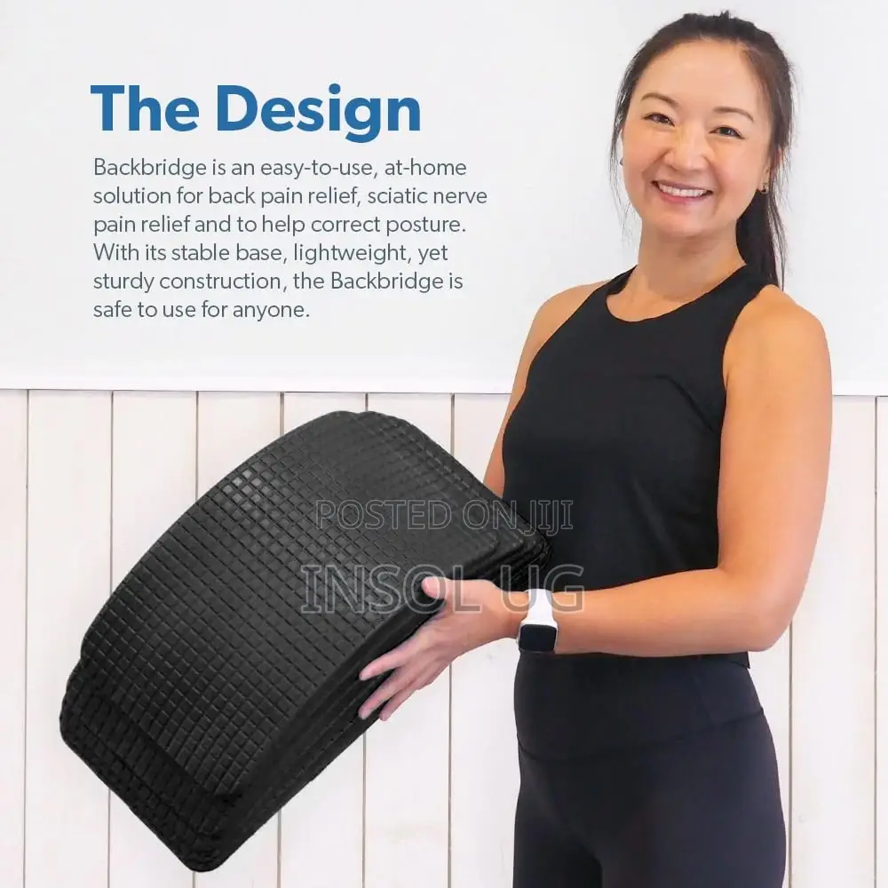 Back Bridge, Adjustable Lower Upper Back Stretcher For Lumbar Support