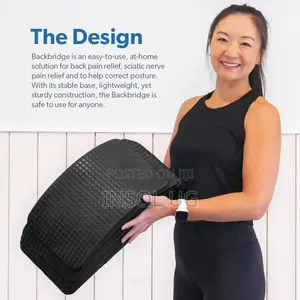Back Bridge, Adjustable Lower Upper Back Stretcher For Lumbar Support