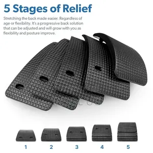 Back Bridge, Adjustable Lower Upper Back Stretcher For Lumbar Support