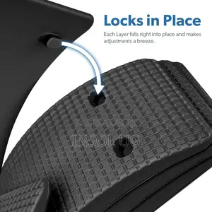 Back Bridge, Adjustable Lower Upper Back Stretcher For Lumbar Support