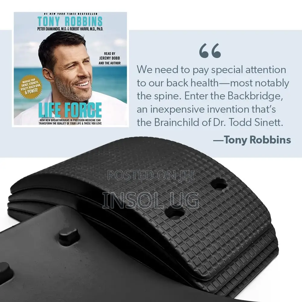 Back Bridge, Adjustable Lower Upper Back Stretcher For Lumbar Support