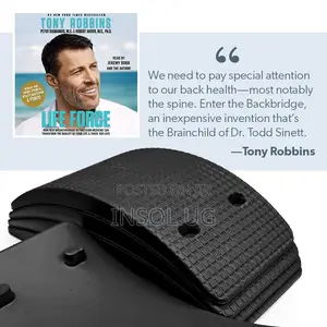 Back Bridge, Adjustable Lower Upper Back Stretcher For Lumbar Support