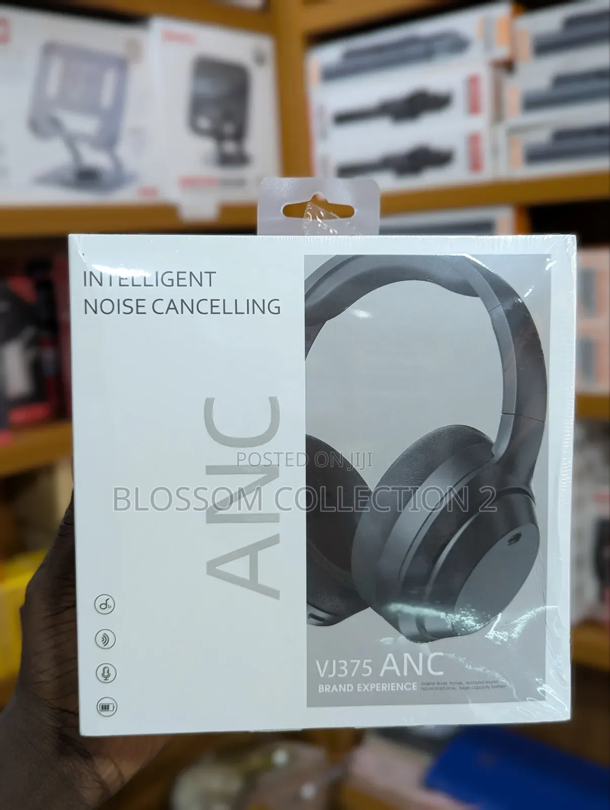 Vj375 Active Noise Cancelling Headphones Anc