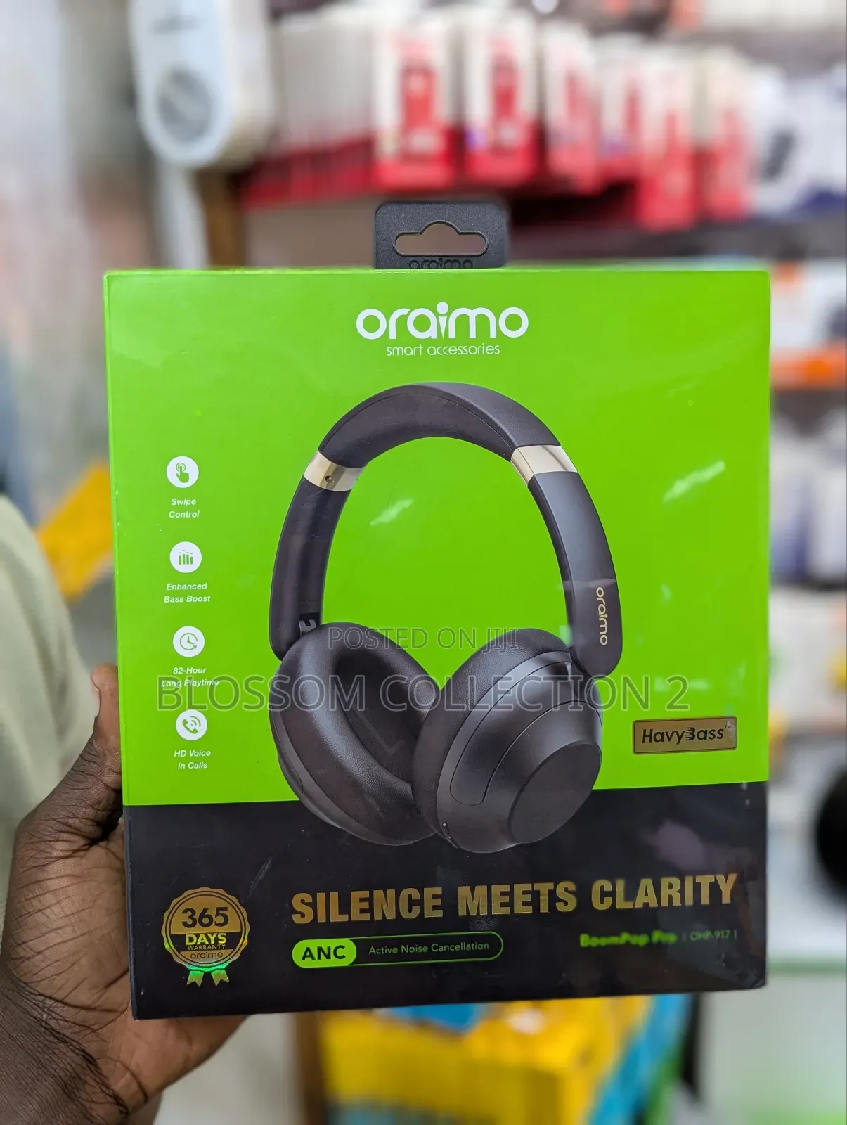 Oraimo Ohp-917 Boompop Pro Wireless Headphones