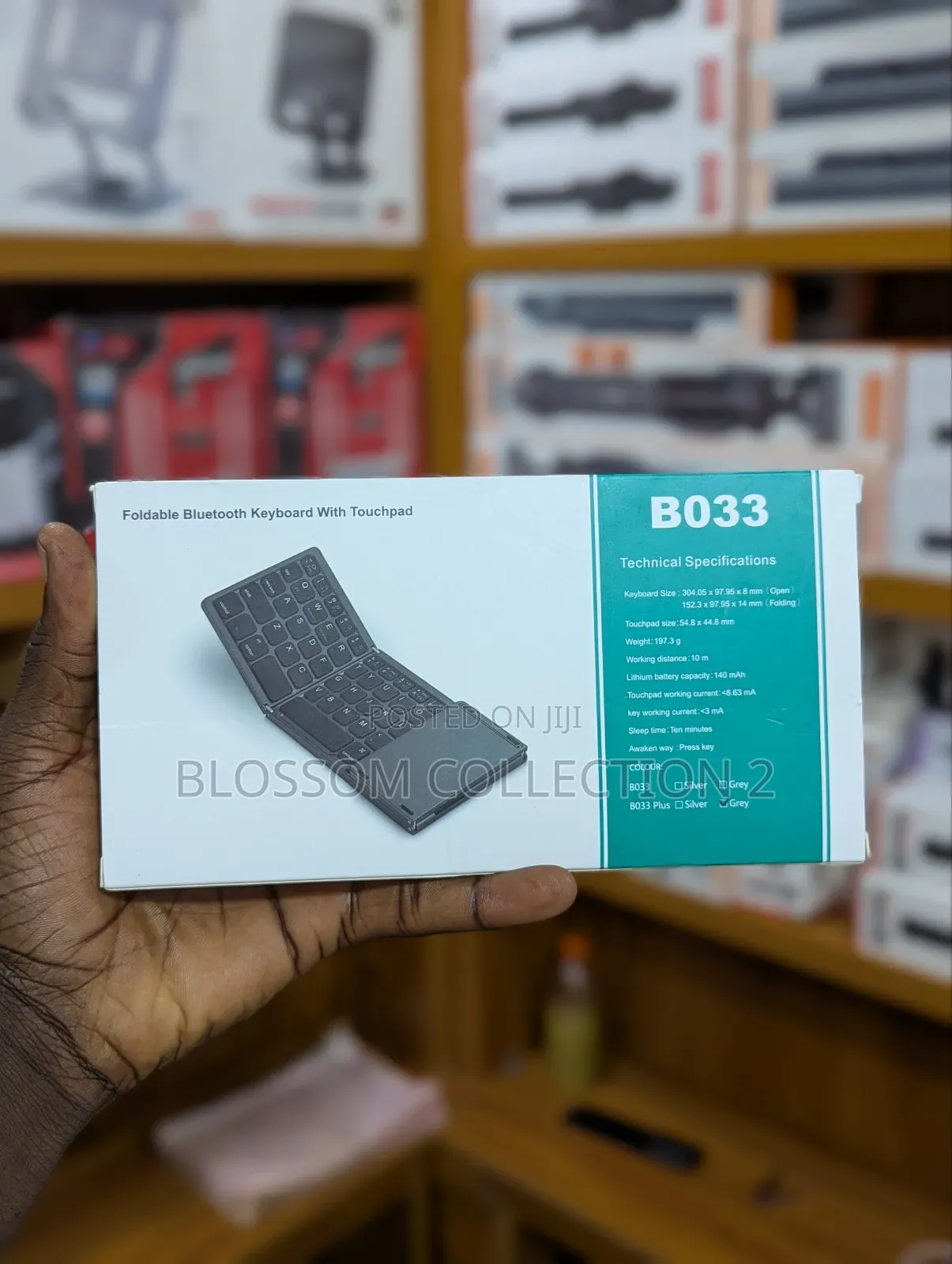 Bo33 Foldable Bluetooth Keyboard With Touchpad