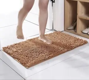 Door Bath Mat Brown