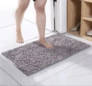 Door Bath Mat Gray