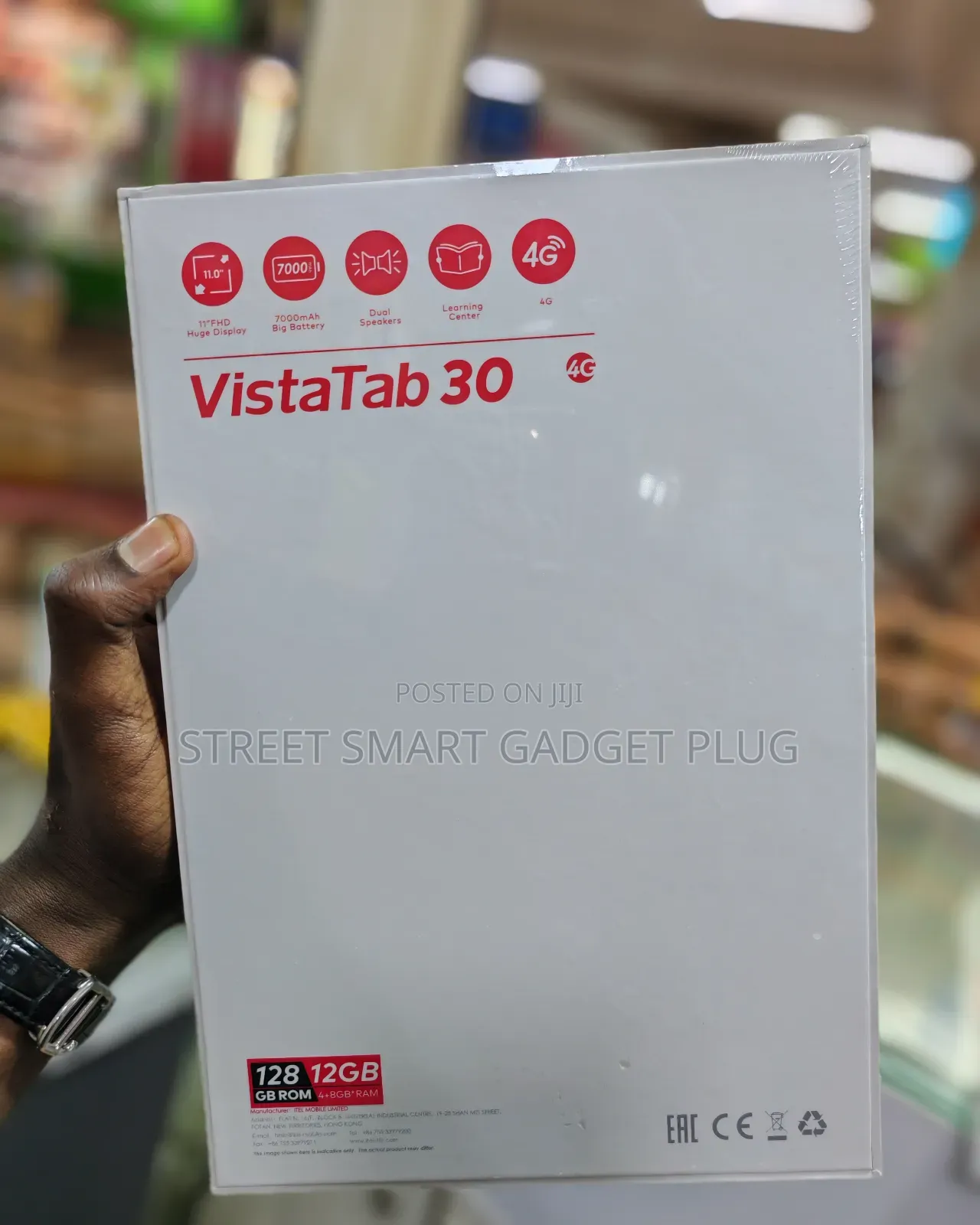 New Itel VistaTab 30S 128 GB Black