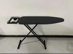 Metallic Ironing Board With Iron Rest