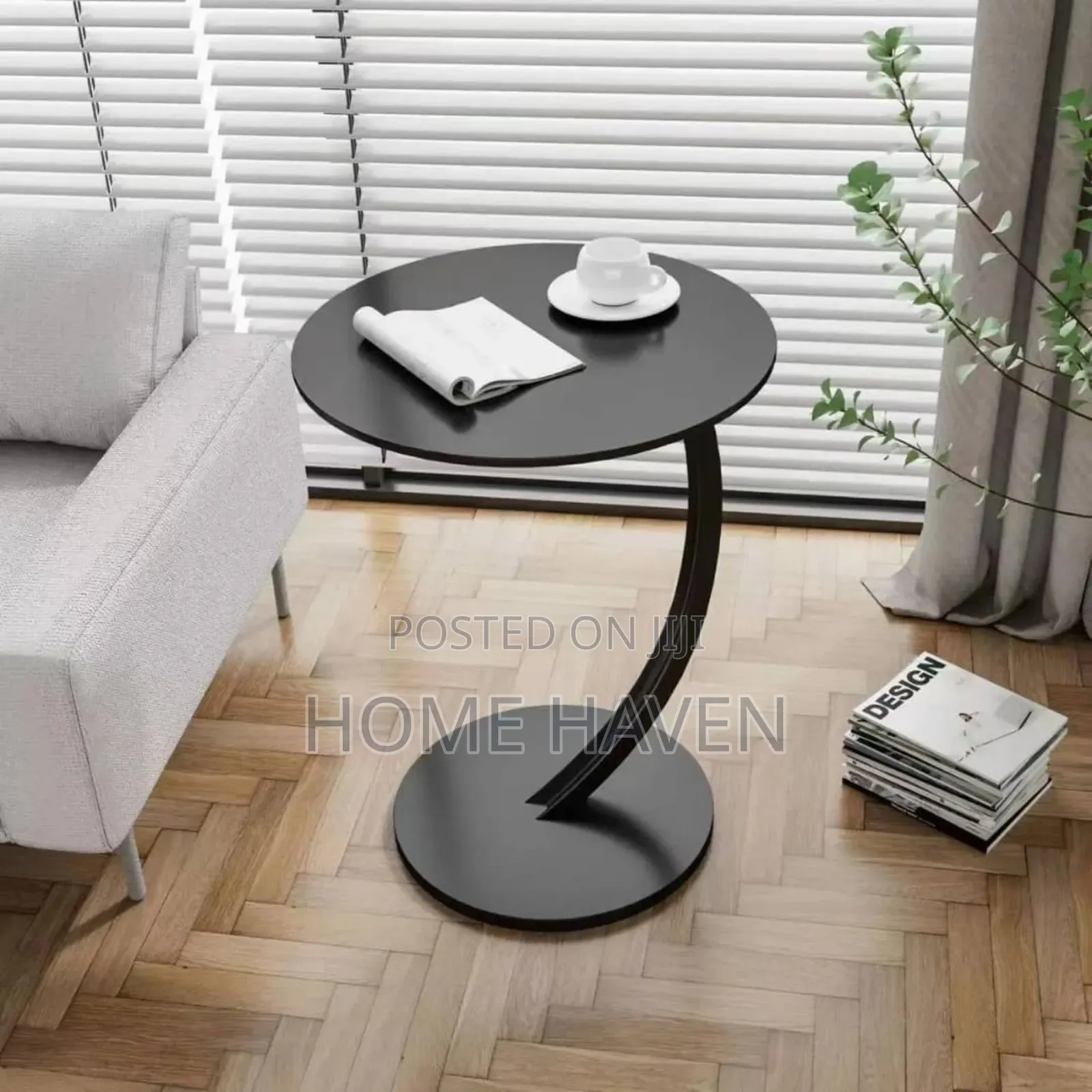 C-Shaped Coffee Table