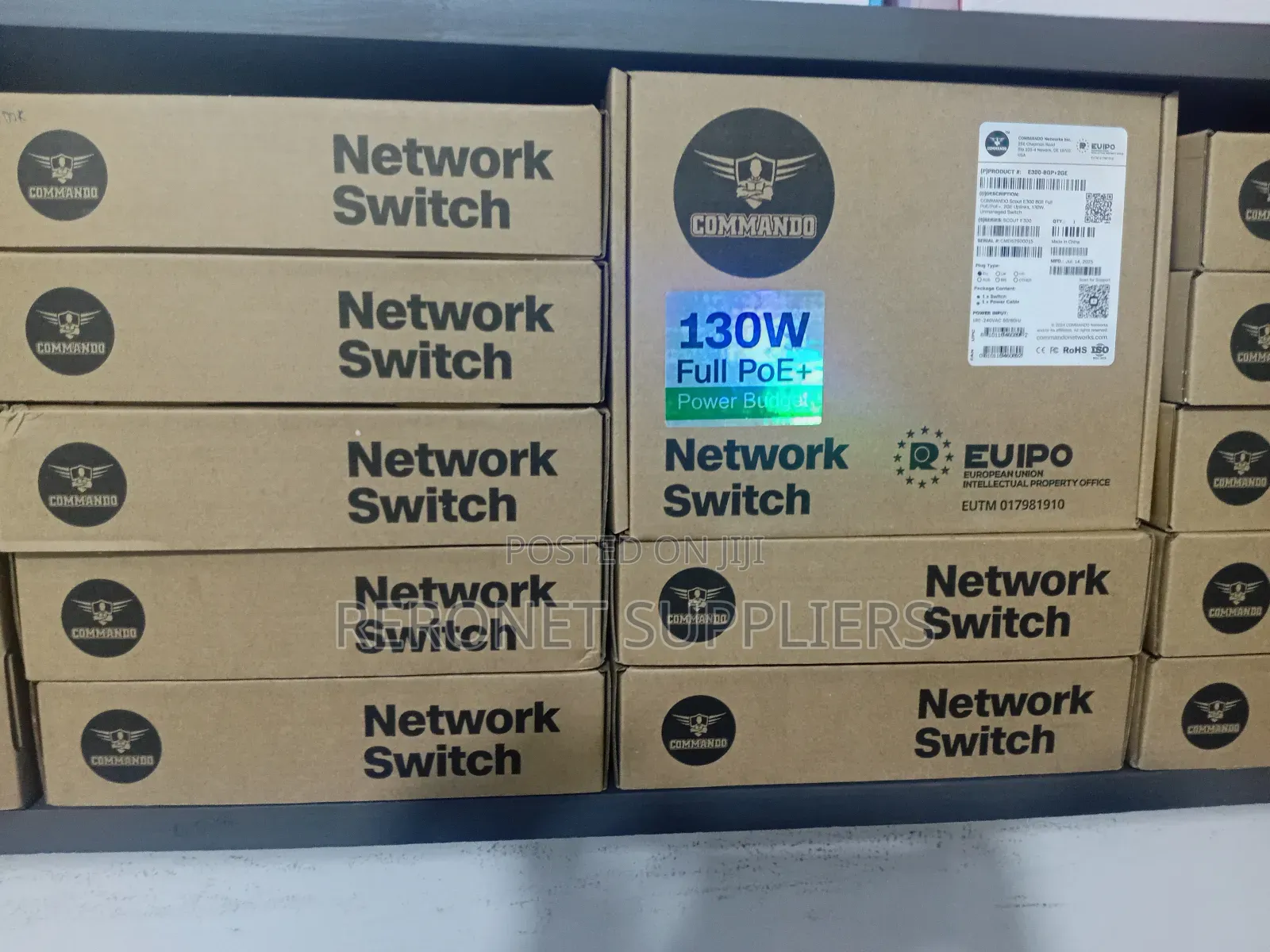 Commando 8port Gigabit Poe Switch