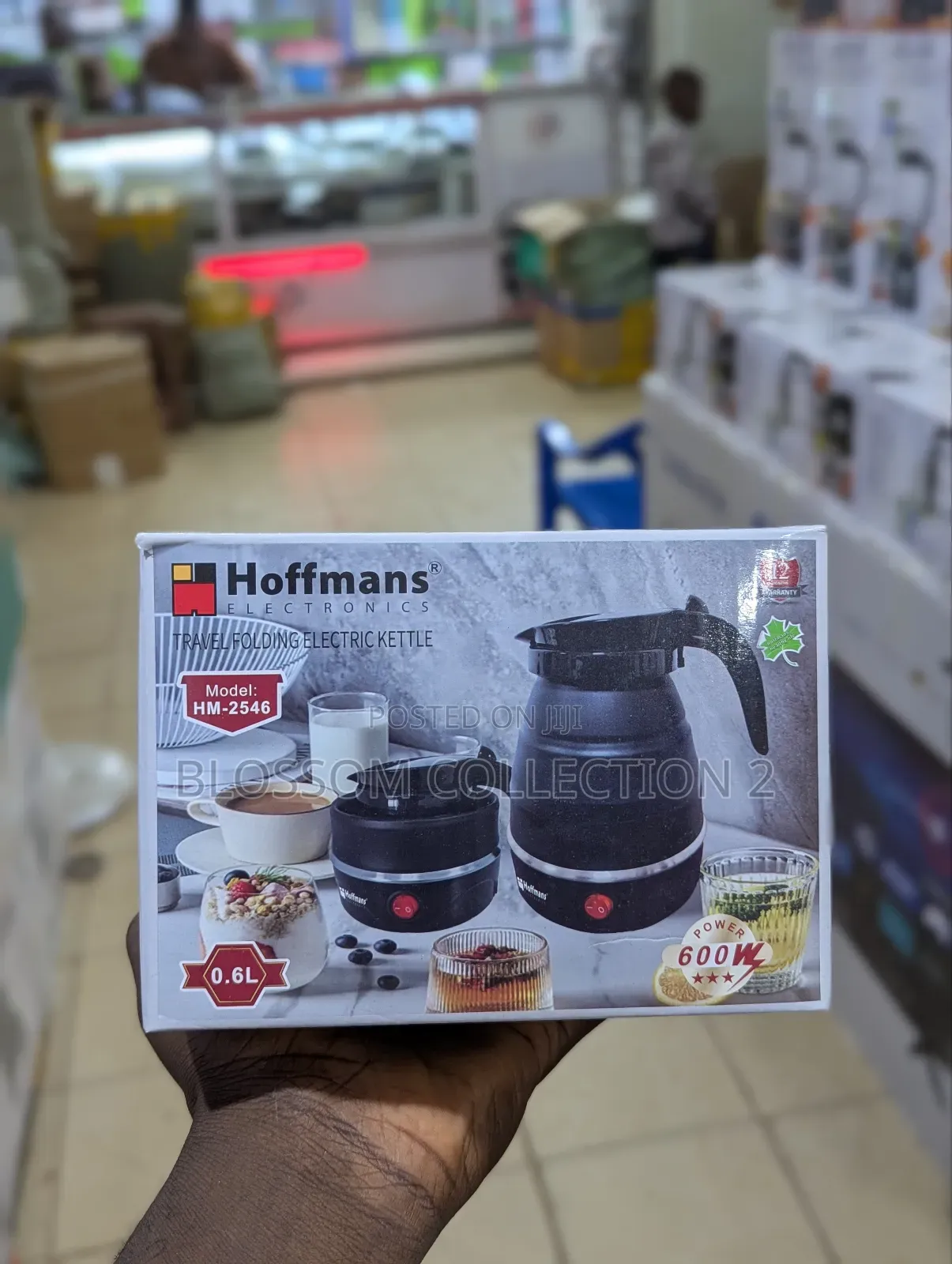 Hoffman Travel Folding Electric Kettle