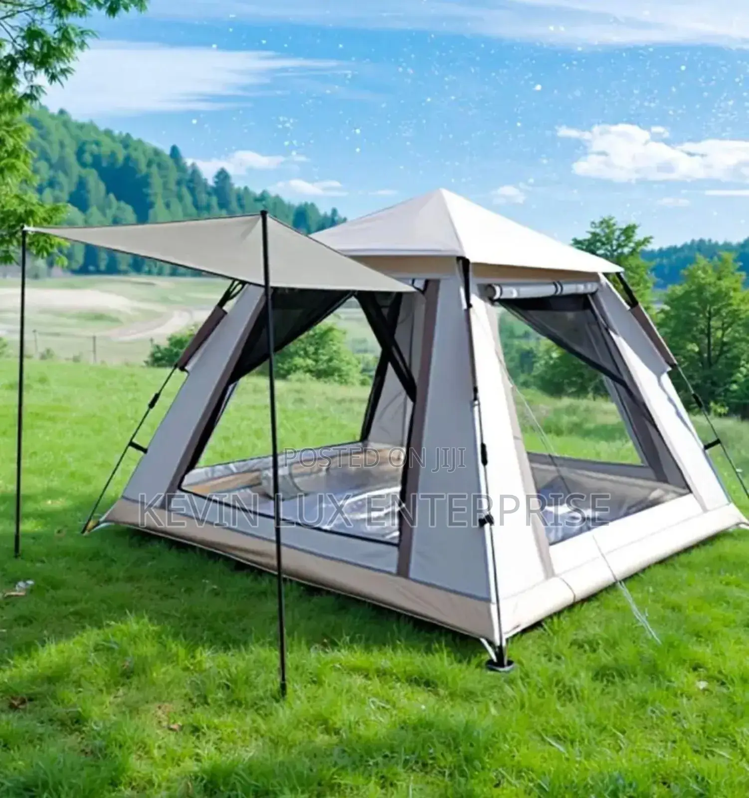 Camping Tent 6 People With Shade