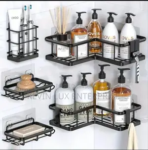 Bathroom Wall Mount Rack 5 Pieces