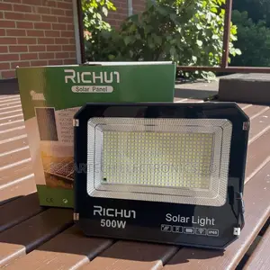 Richur 500w All-Weather Solar Flood Security Light