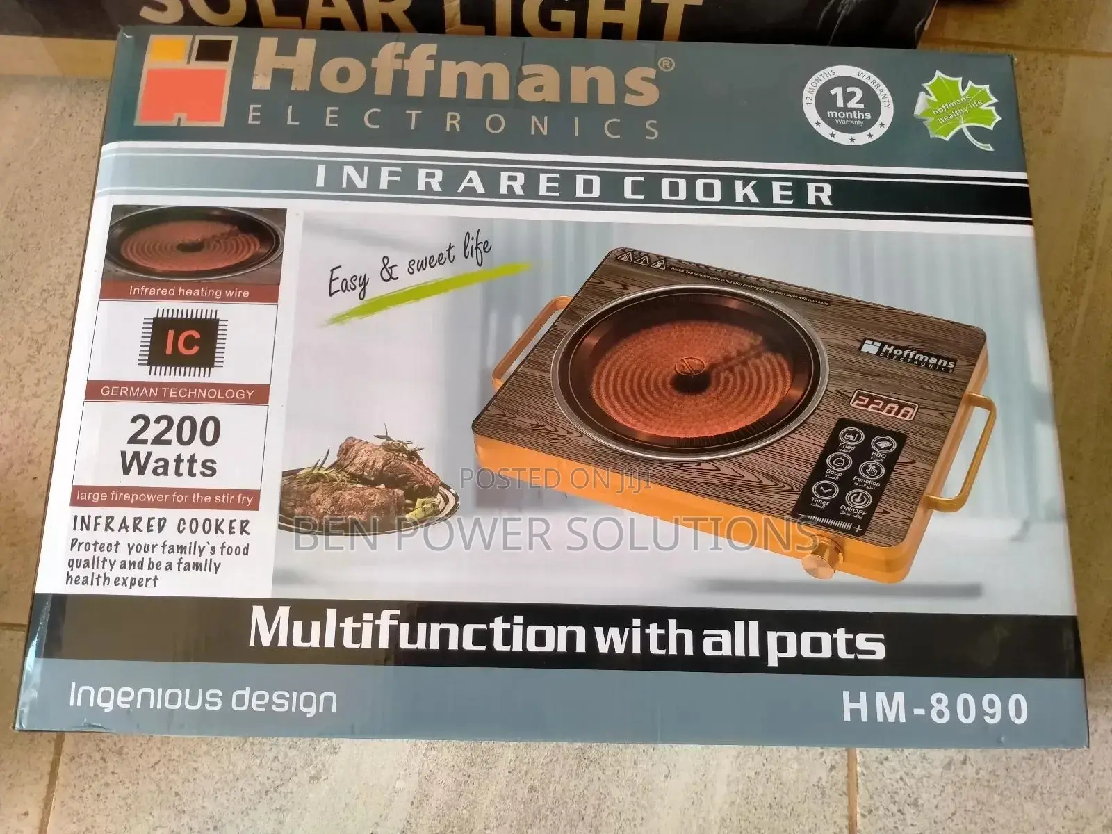 Hoofmans Infrared Cooker