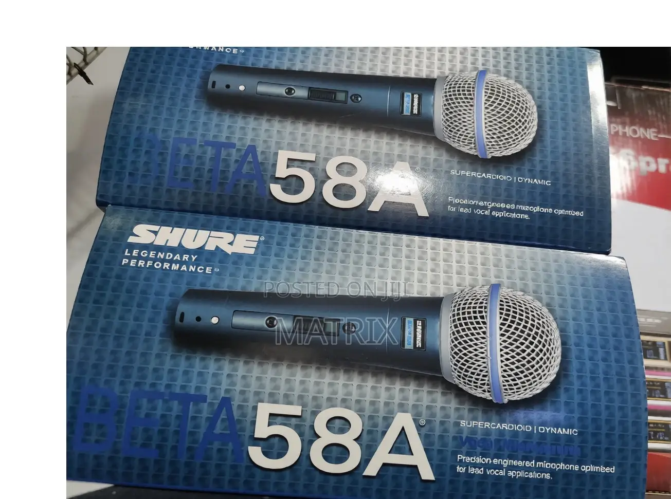 Shure Beta58a Microphone/Shure Vocal Microphone