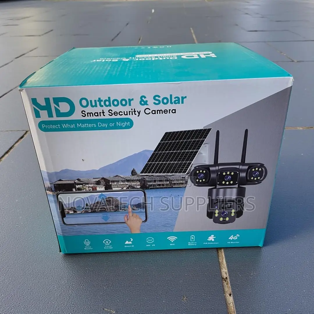 Boxed PTZ Solar-Charged Smart Surveillance Camera