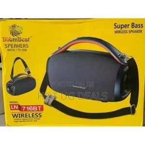Boombest Ln-716 Bt Solid Super Deep Bass Portable Bluetooth Speaker