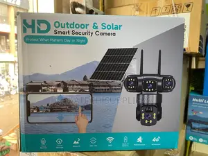 Branded Outdoor PTZ Solar-Powered Security Camera