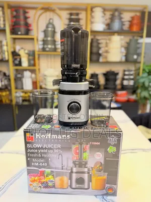 Hoffmans Slow Juicer & Juice Extractor 200w-color Black