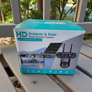 Solar-Powered PTZ Wireless CCTV Camera