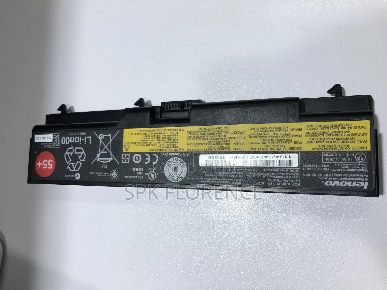 55+ Lenovo Battery