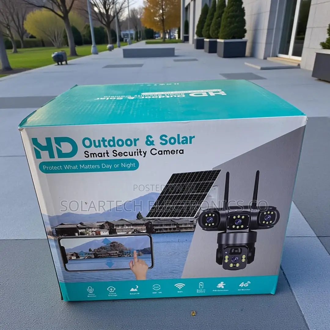 Mega Outdoor Solar PTZ Camera With Wireless Control
