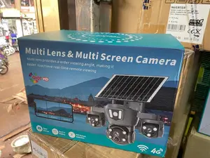 Intelligent Outdoor Solar Camera With 3-Angle Monitoring