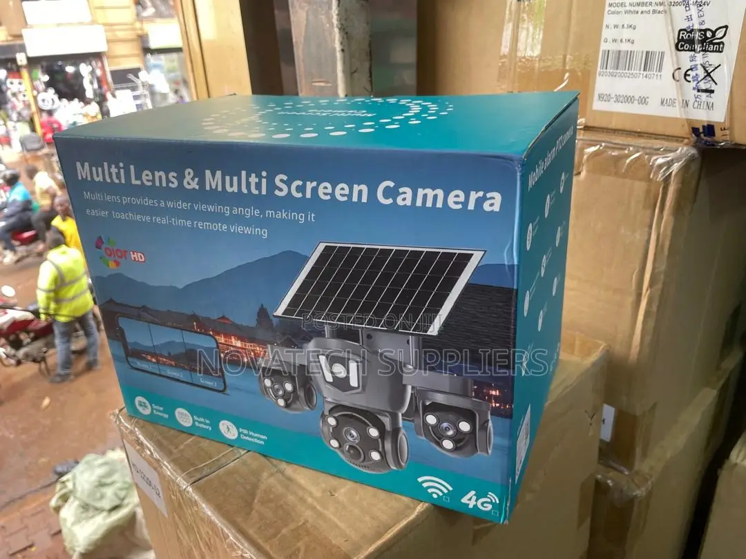 Wide-Angle Multi-Lens Solar Camera With Live Split Screen