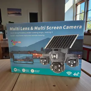 Boxed Multi-Lens Solar Surveillance System for Outdoor Use