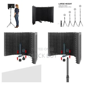 Portable Vocal Booth W/ Ambient Reflection Filter