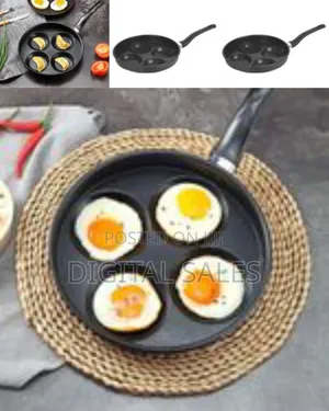 4-Cup Non-Stick Egg Frying Pan