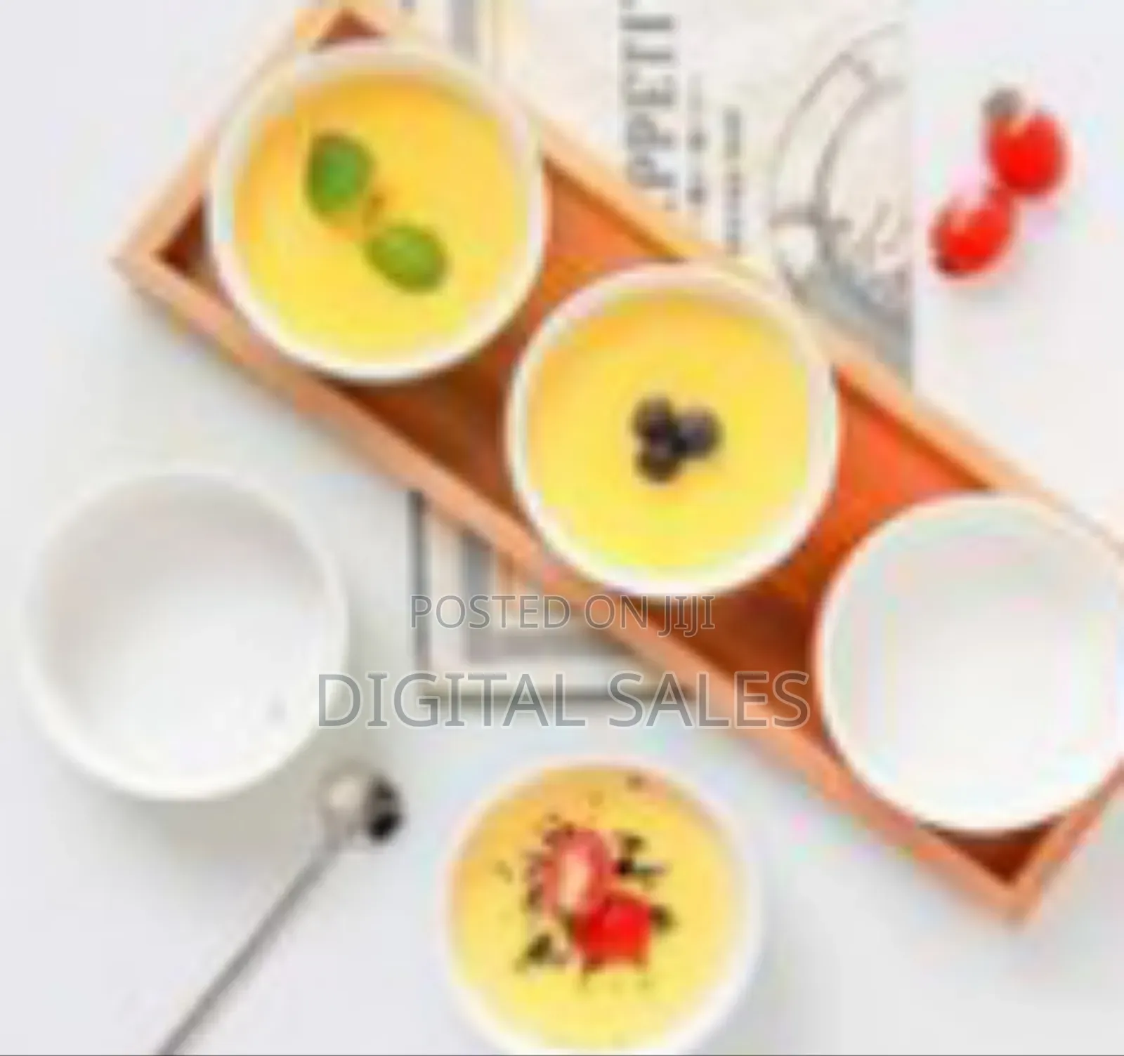 Ceramic Ramekin Set for Baking and Serving (12 Pieces) -L