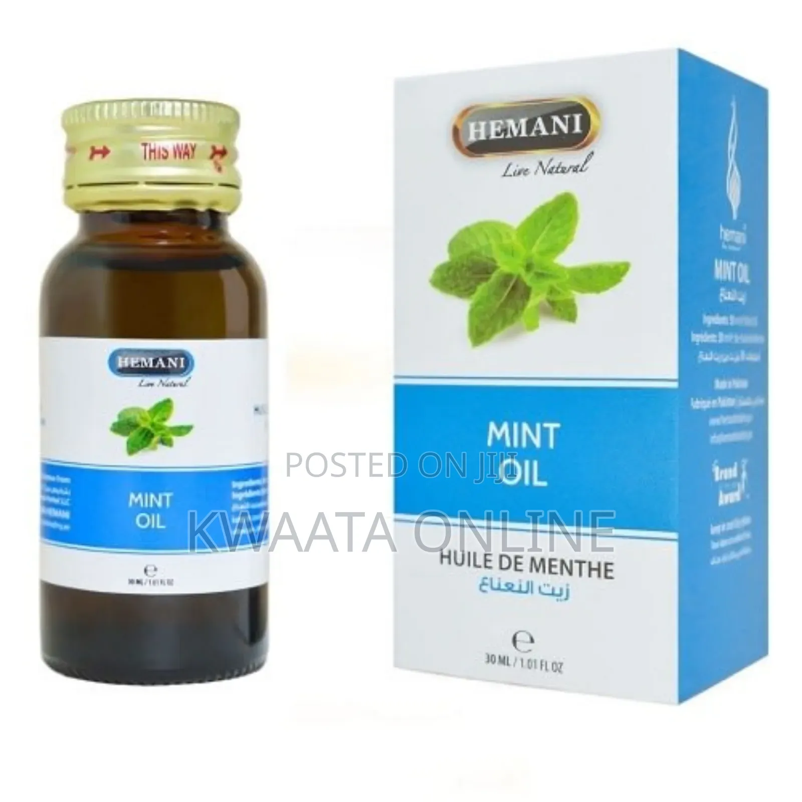 Hemani Mint Oil 30ml Natural Relaxation Calming Essential Oil