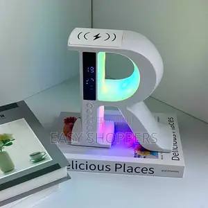 R-Shaped Wireless Speaker and Lamp