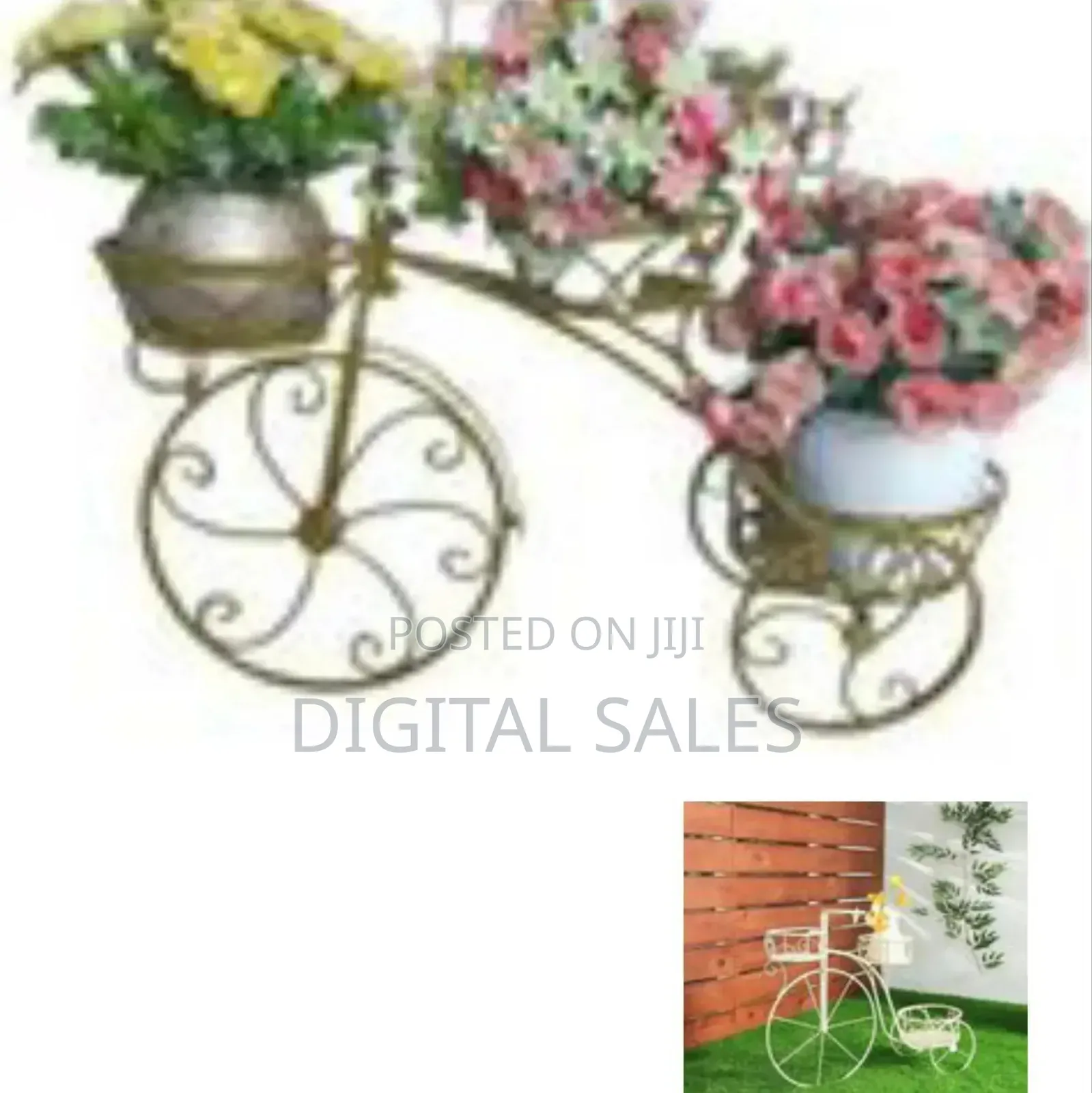 Decorative Metal Bicycle Plant Stand