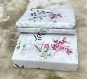 Flowered Cotton Bedsheets 5*6