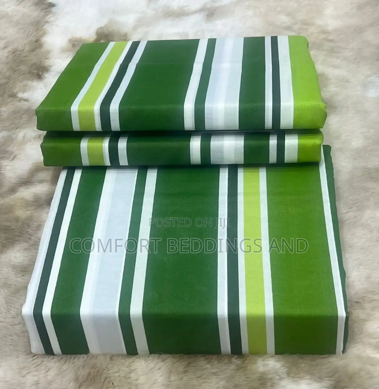Stripped Cotton Bedsheets 5*6