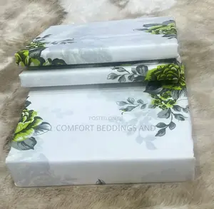 Flowered Cotton Bedsheets 5*6