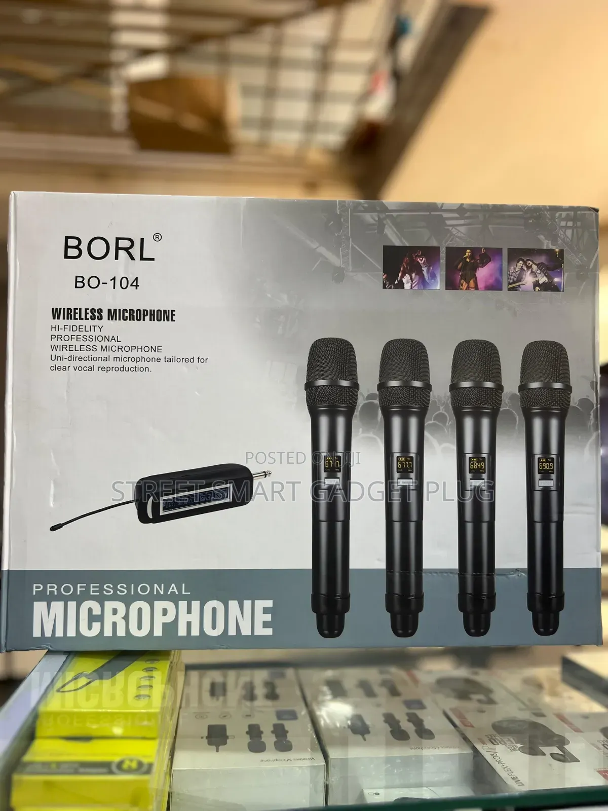 Borl Professional 4in1 Wireless Microphone