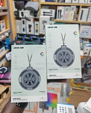 Green Lion Spin Beat Necklace Bluetooth Speaker