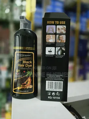 Instant Black Hair Dye Shampoo 420mls
