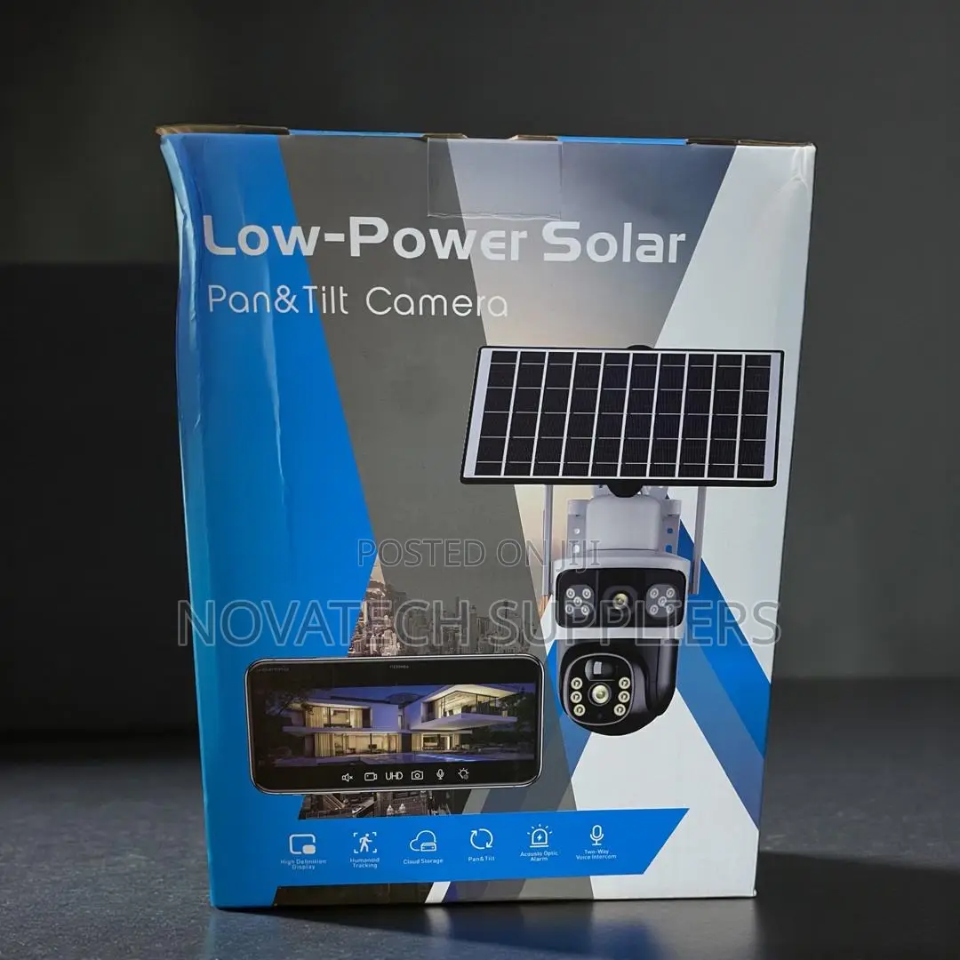 Solar Powered Outdoor CCTV Camera With Pan Tilt