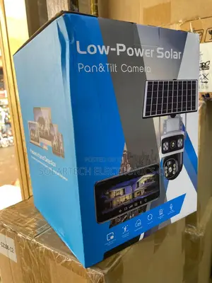 Pan Tilt Solar CCTV Camera – Single Lens Model